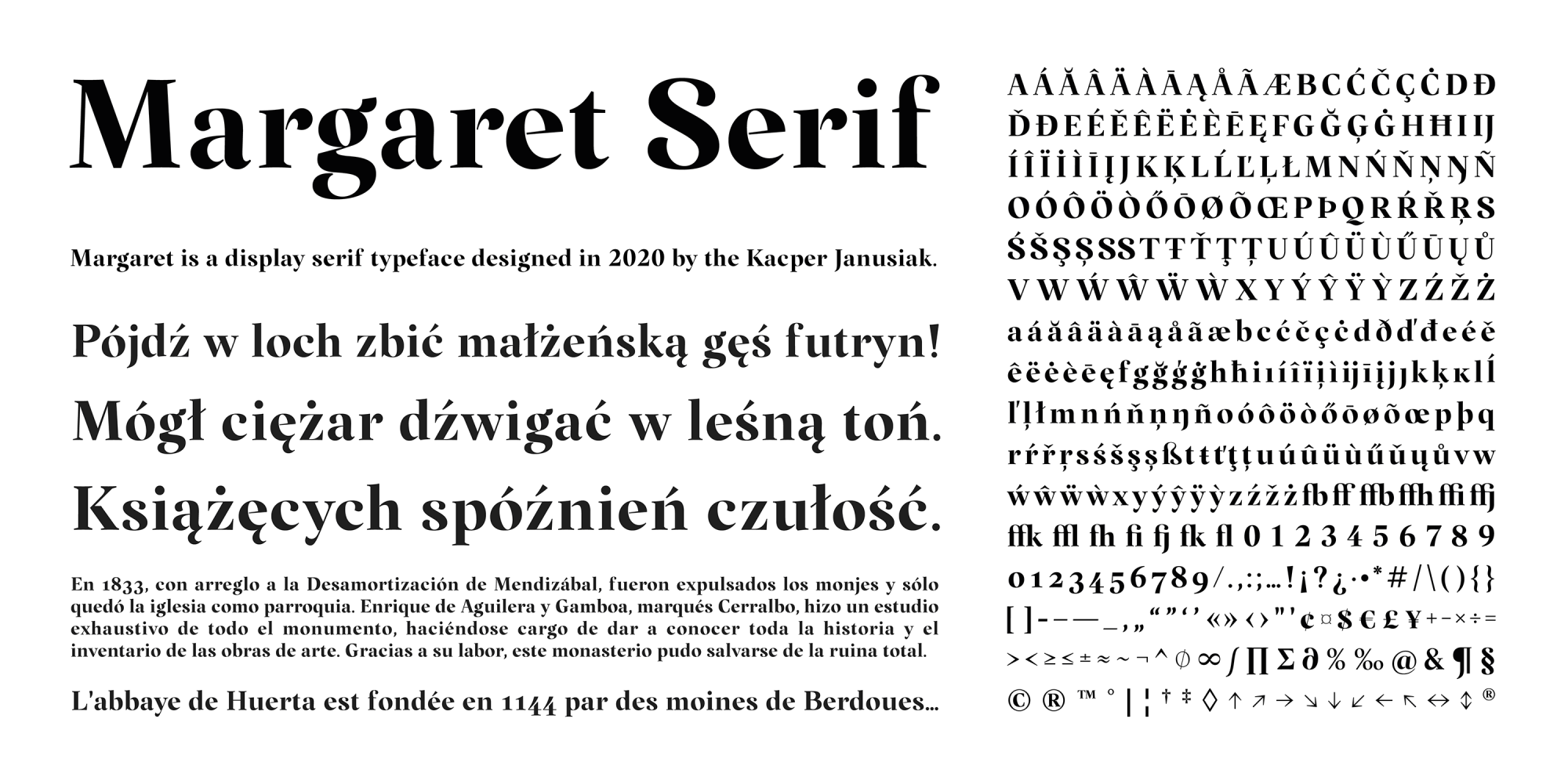 Margaret Serif Typoteka